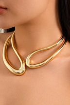 Asymmetric Cut-Out Necklace
