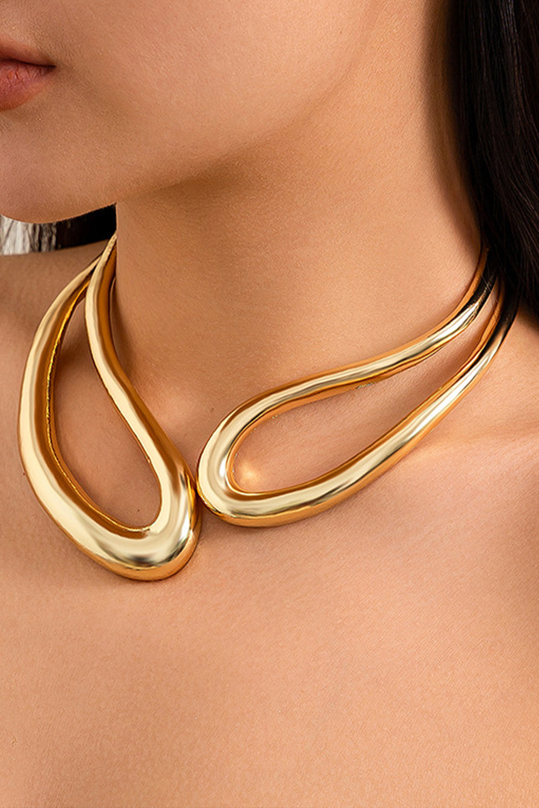 Asymmetric Cut-Out Necklace