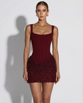 Chloe - Sparkle Hourglass Mini Dress