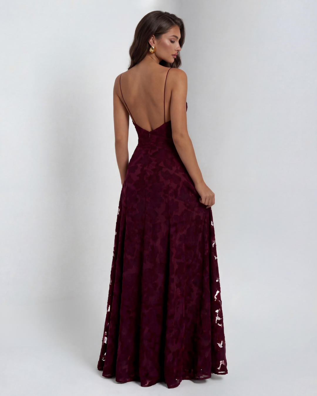 Sofia - Blush Floral Maxi Dress