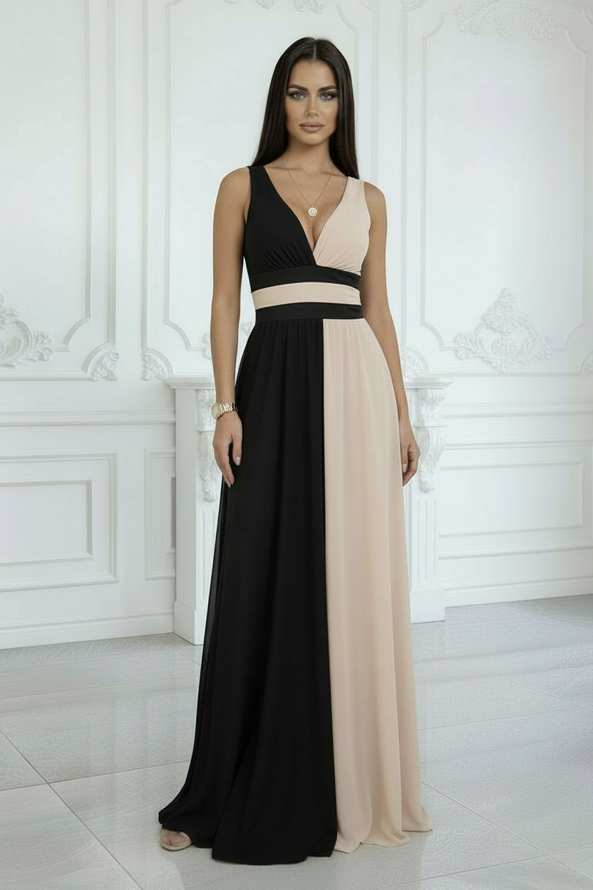 Isla - Two Tone Flow Dress