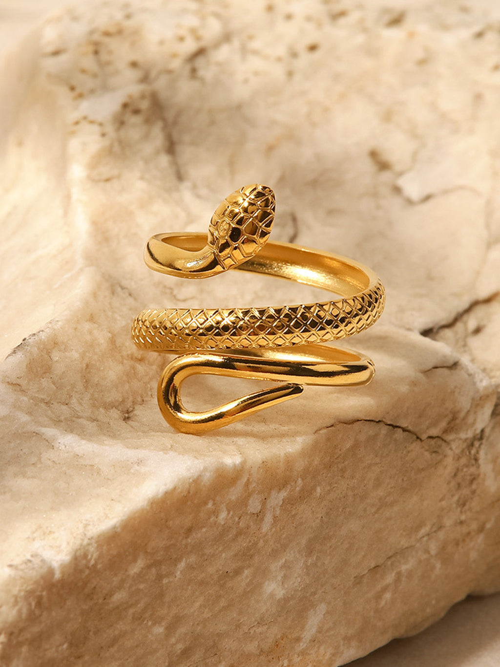 Luna's Adjustable Snake Ring