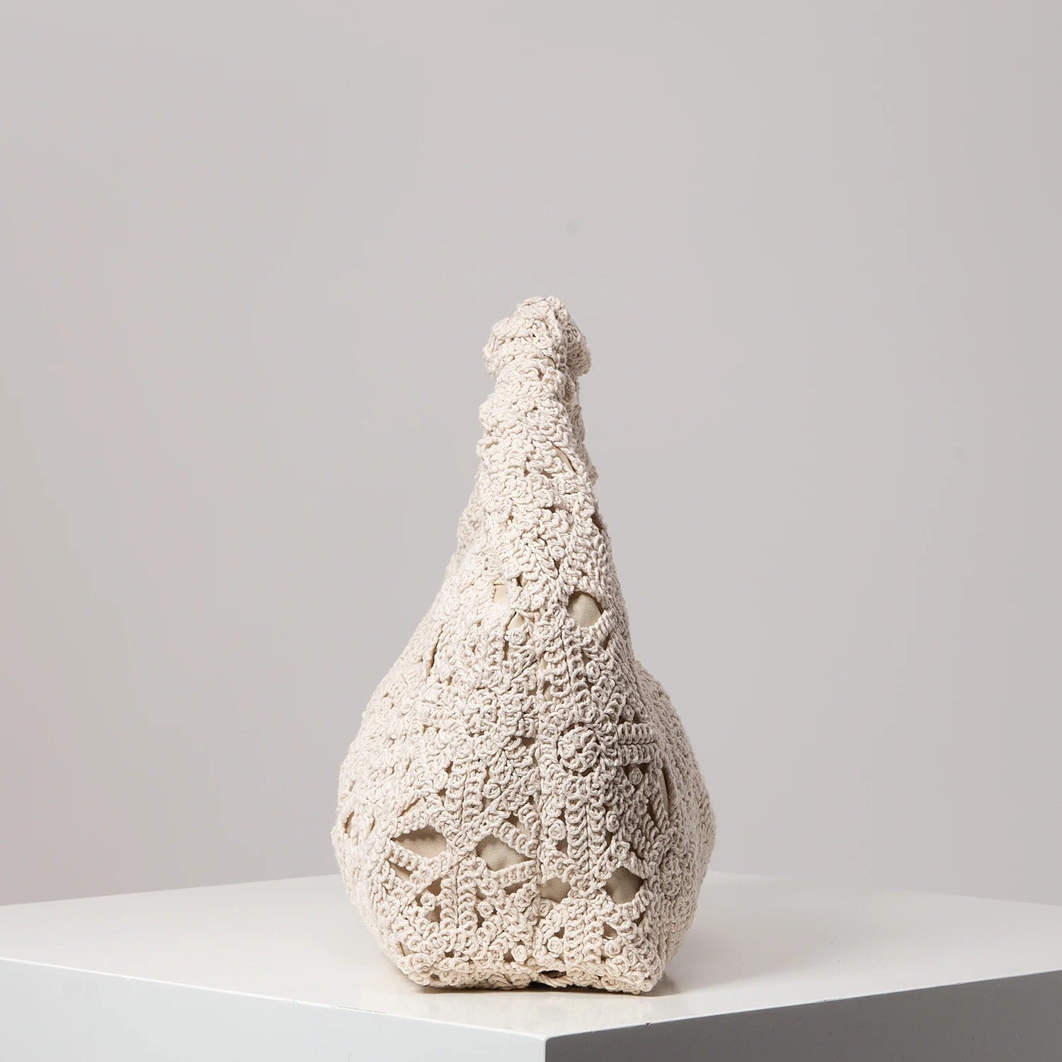 Luna’s Bohemian Crochet Handle Bag