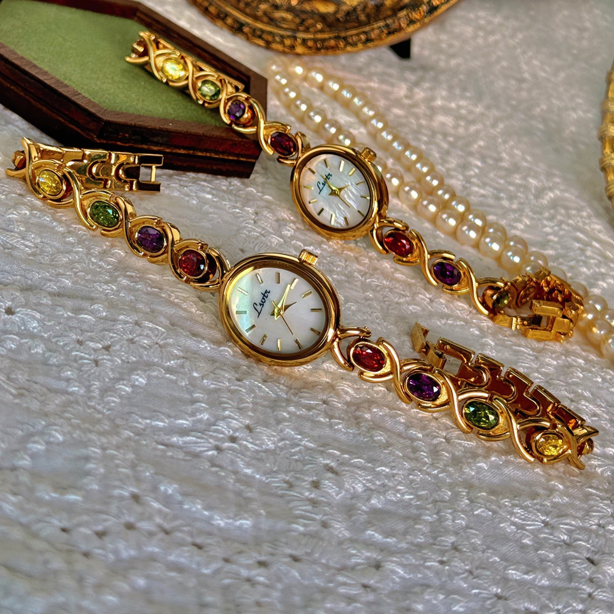 Luna’s Classic Gemstone Watch