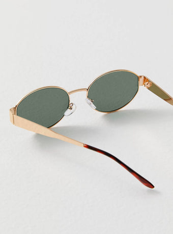 Luna’s Golden Era Oval Sunglasses