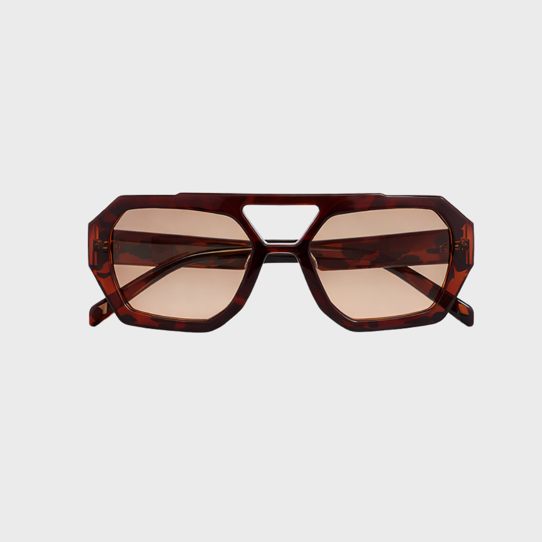 Luna’s Bold Geometric Sunglasses