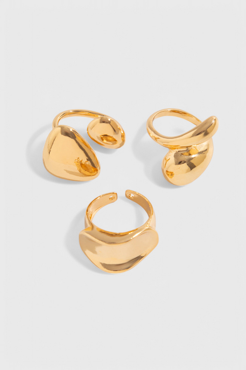 Anillos Irregulares de Metal