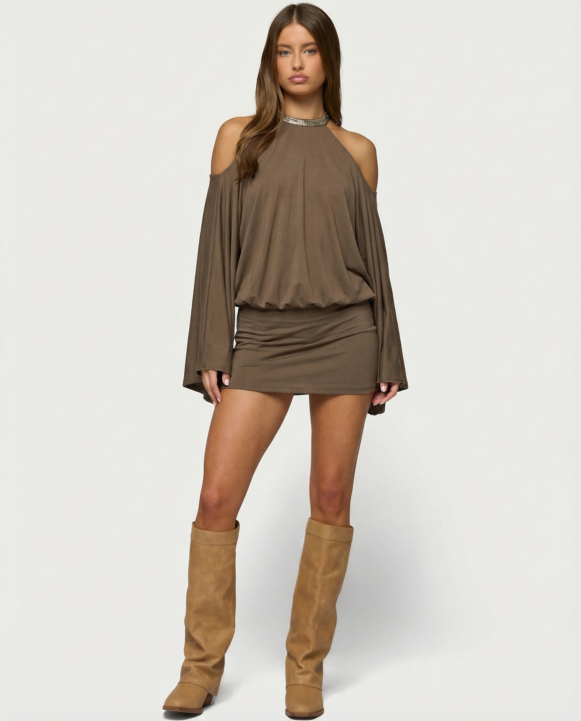 Monroe – Open Back Chain Mini Dress