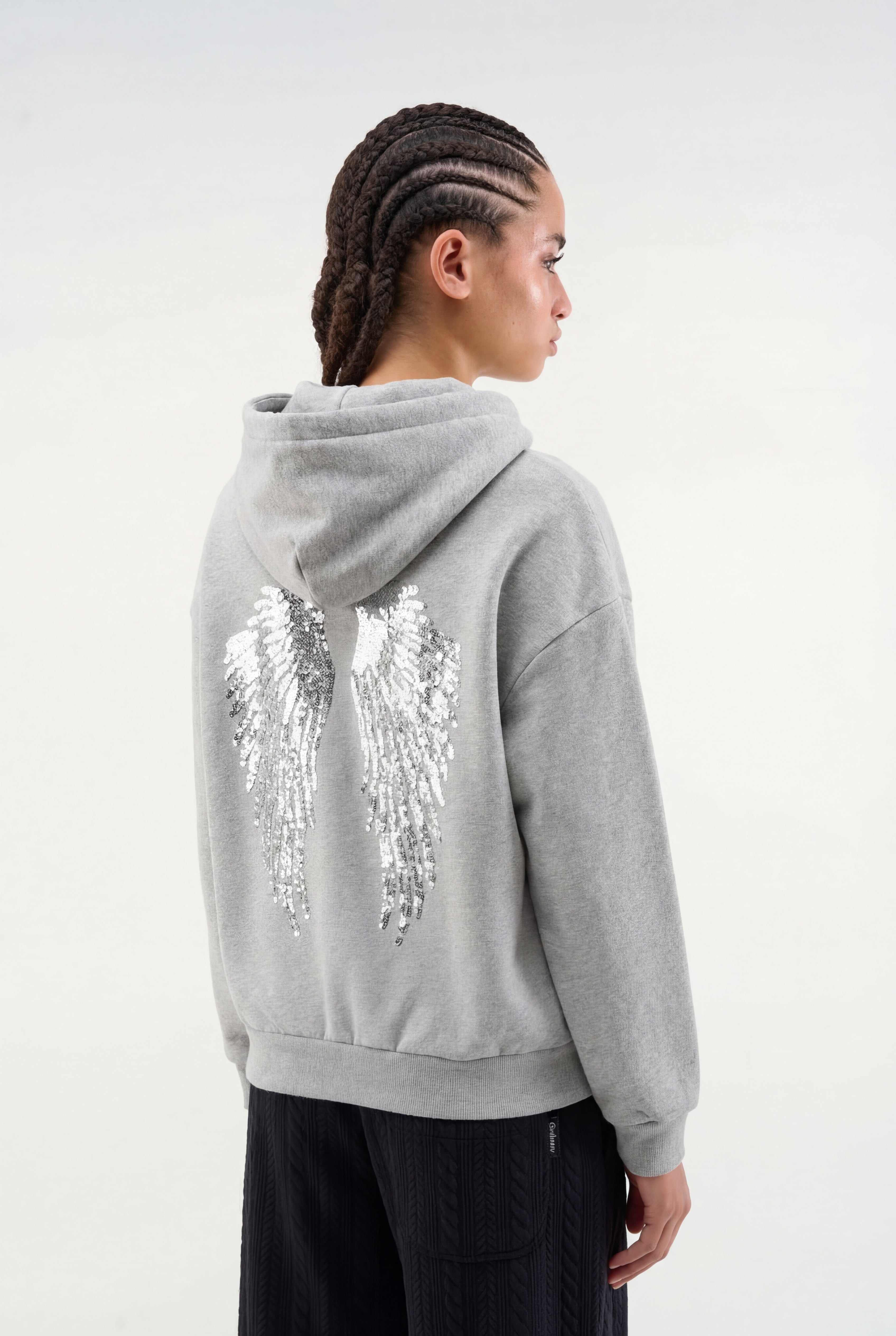 Indiana - Angel Wing Zip Hoodie
